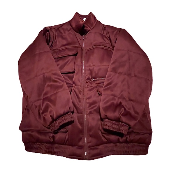 Urban Outfitters Dawson Bomber Puffer Jacket Vest Removable Sleeves SZ M - Picture 7 of 9